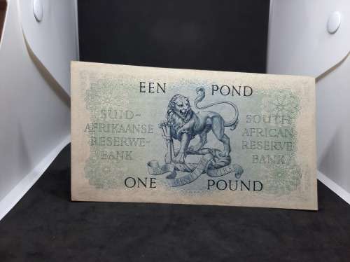 3rd Issue 1952 MH de Kock One Pound-Een Pond *Please Read*